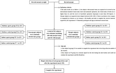 An empirical study on the effect of outdoor illumination and exercise intervention on Children’s vision